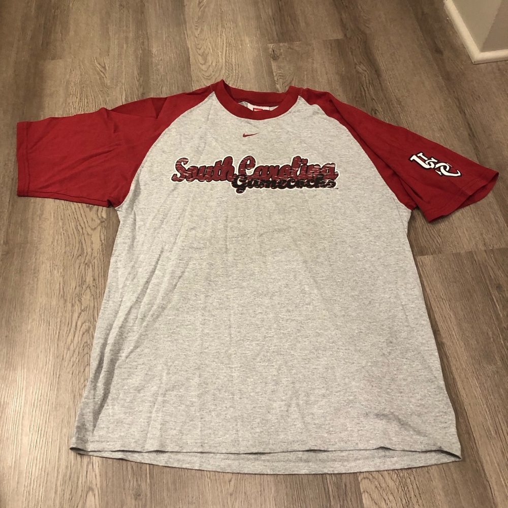 Vtg Nike Team‎ University Of South Carolina USC Gamecocks T-shirt Mens Medium
